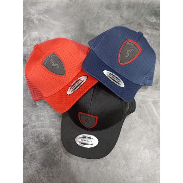 Topi Ferrari Topi Baseball Jaring Premium Quality