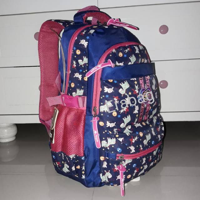 Tas sekolah anak perempuan Backpack Tas ransel Silvergirl by ALTO Import 70062SI