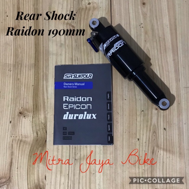rear shock suntour raidon