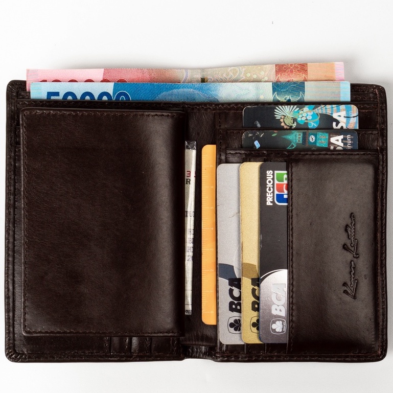 Kenes Leather Dompet Pria Kulit Asli Leon Potrait Pullup - Free Gravir Nama