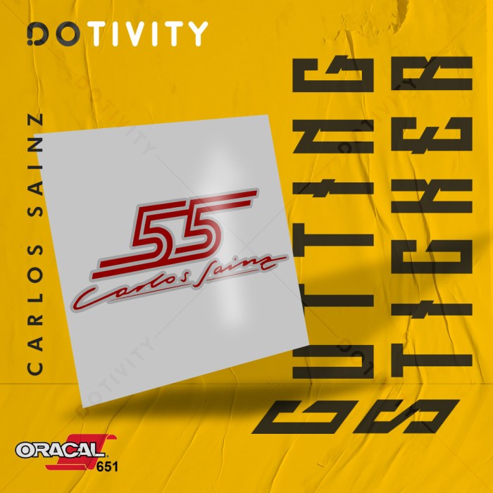 

Cutting Sticker F1 DRIVER - CARLOS SAINZ