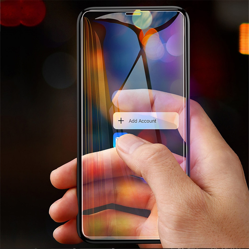 3pcs Pelindung Layar Tempered Glass Untuk Iphone Xr 11 Pro X Xs Max 6 7 8 5 5s 6s Plus Se 12