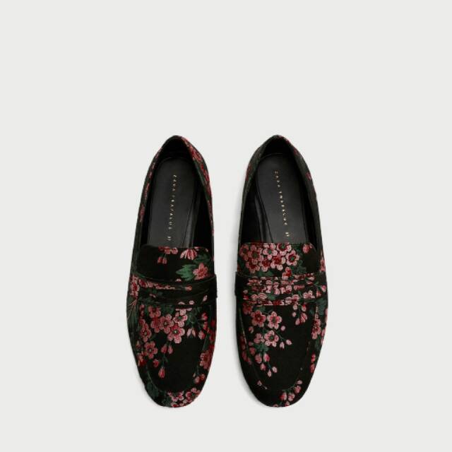 zara floral shoes