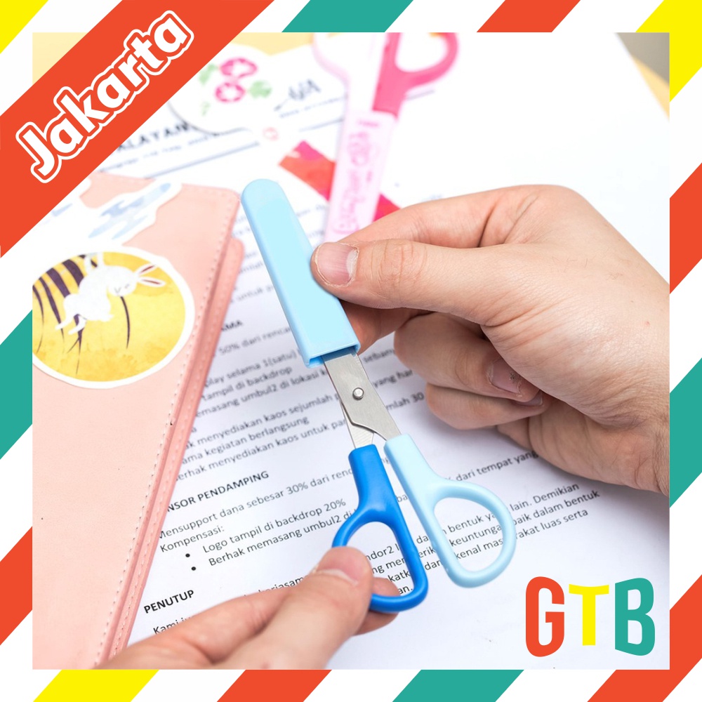 

❤GTB❤ Gunting Sekolah ujung tumpul aman digunakan S013