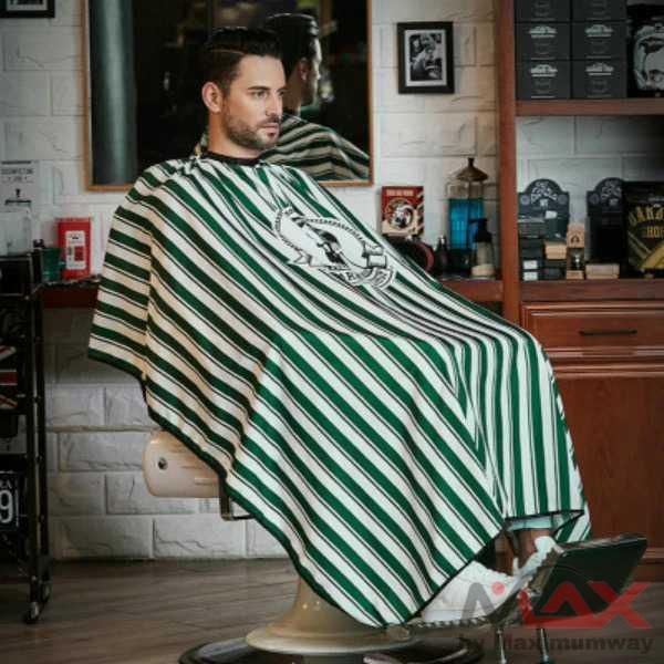 Jubah Apron Antistatic untuk Salon dan barbershop Profesional Rambut Tidak Menempel Kip Pangkas Rambut Salon Barbershop Cape - B04 Antistatic Hairdresser Apron Hair Cut Cape Hairdress Hair Salon Barber Hair Cutting Dye Hair Apron Salon Styling Cloth