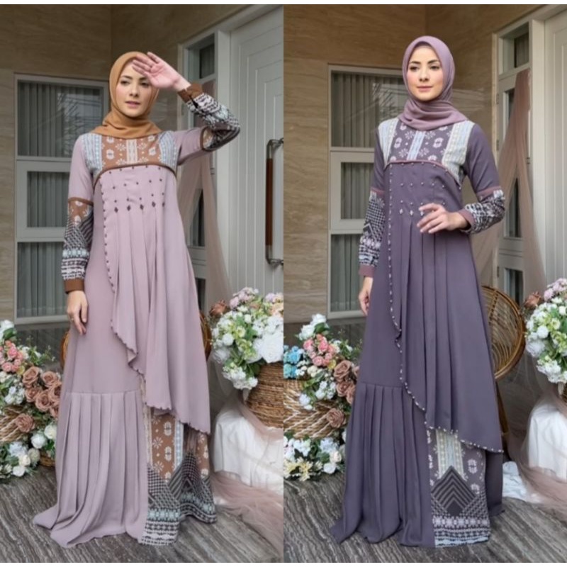 Natali Dress Purple XXL by Javina