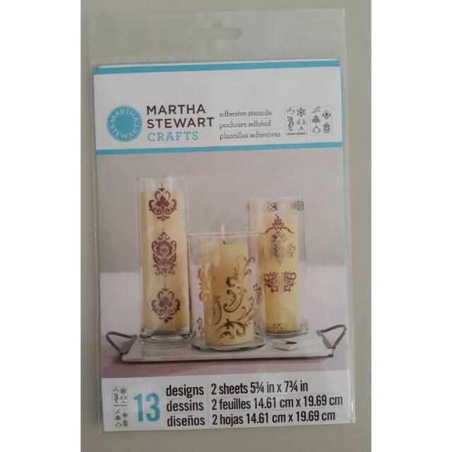 Stensil Martha Stewart adhesive