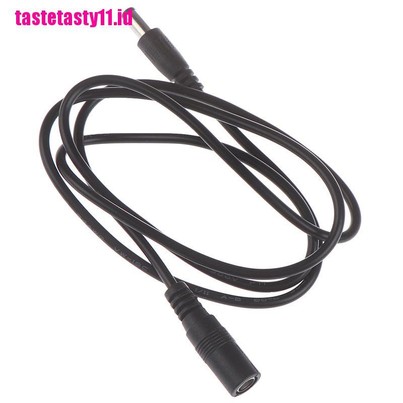 【TTID】5.5x 2.1mm DC 12v power extension cable cord female male for cctv camer