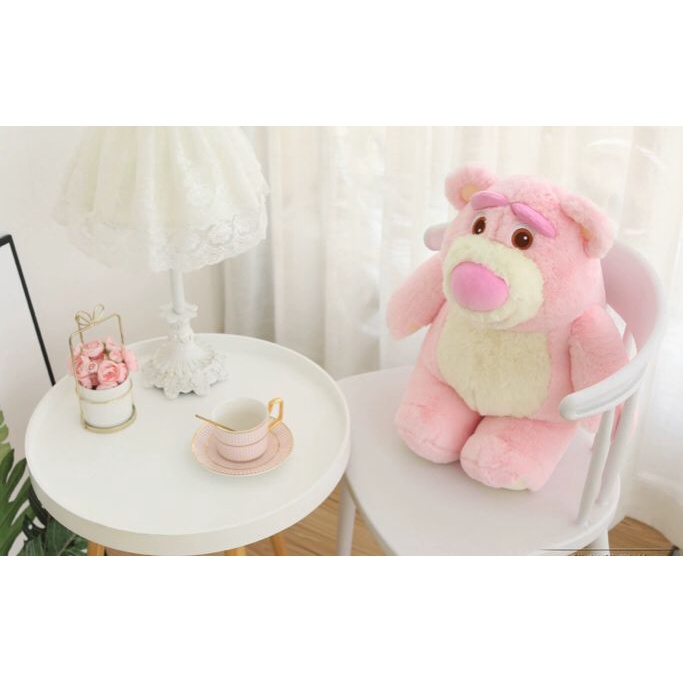 BONEKA LOTSO PINK BERUANG STROBERI TOY STORY TSUM TSUM IMPOR