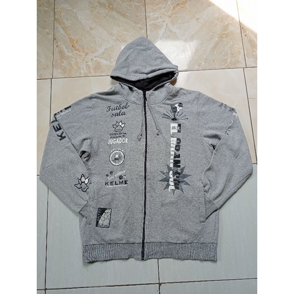 ZIPHOODIE KELME LIKE NEW SECOND ORIGINAL