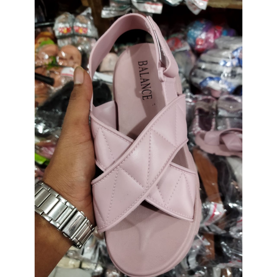 Sandal Selop Tali Silang Wanita balance 2201 size 36-40 terbaru // Sandal Wanita Import kekinian