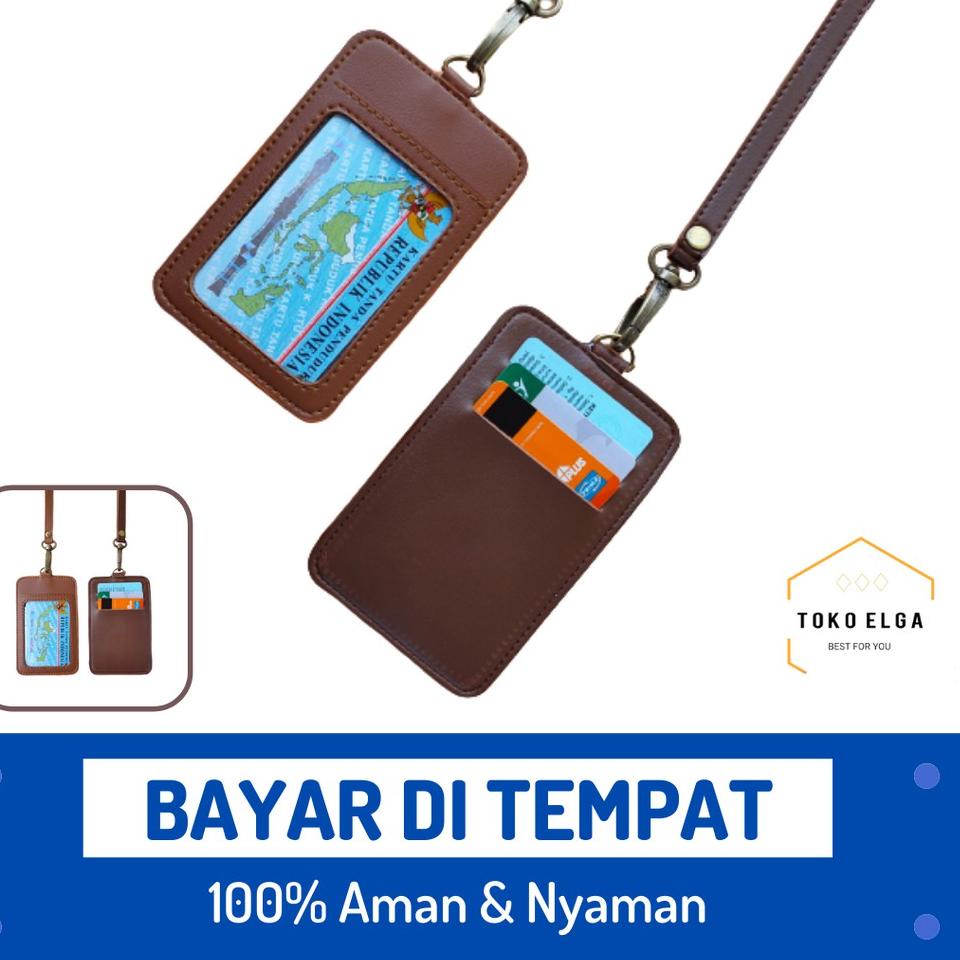

LANGSUNG ATC.. Id Card Kulit Name Tag Kulit Card Holder Termurah