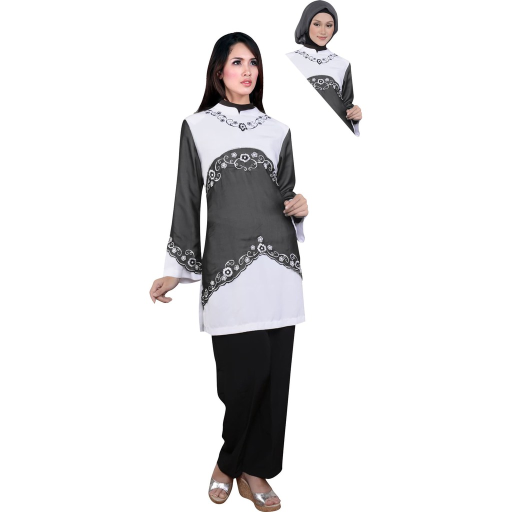 Baju Busana Gamis Muslim Wanita Model Terbaru Murah Branded AZ 500-01