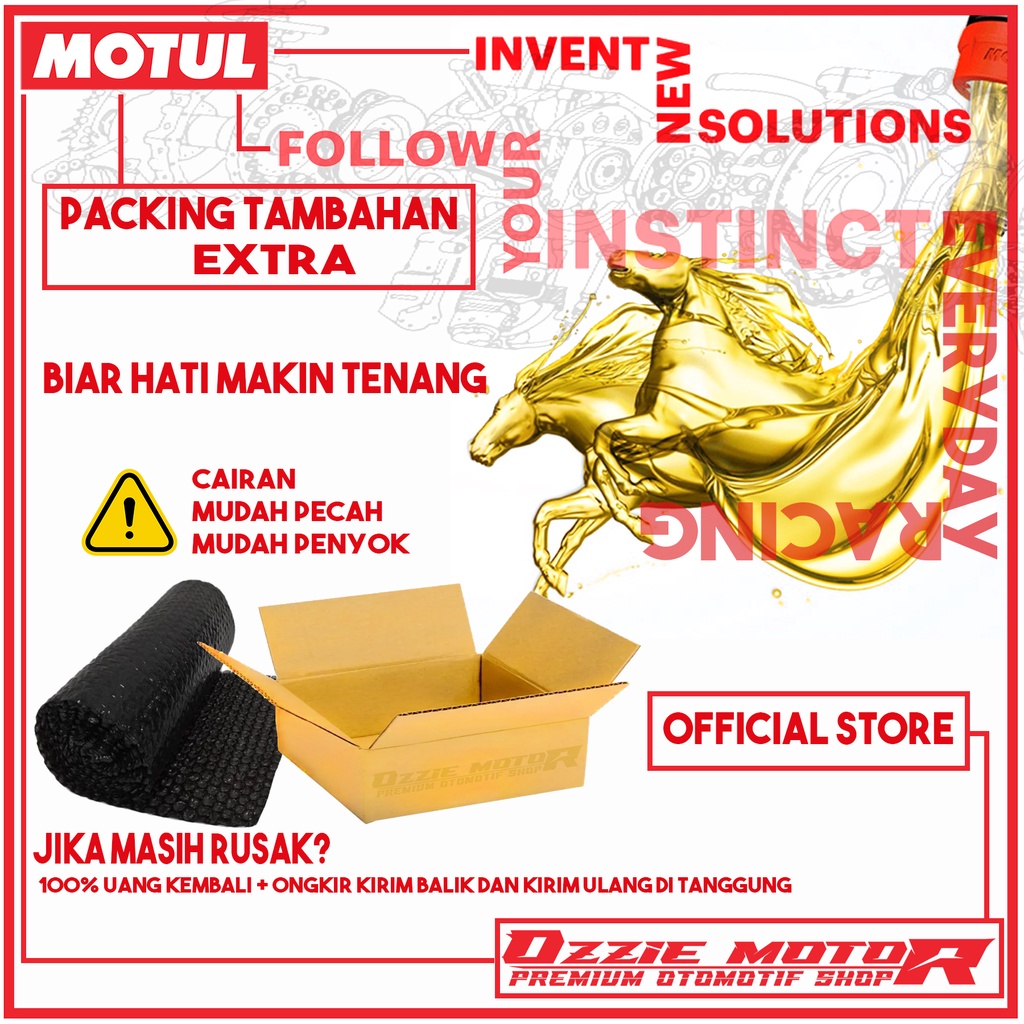 OLI SAMPING MOTOR 2 TAK MOTUL 510 2T Technosynthese® 1L POWERLUBE  BONUS STICKER