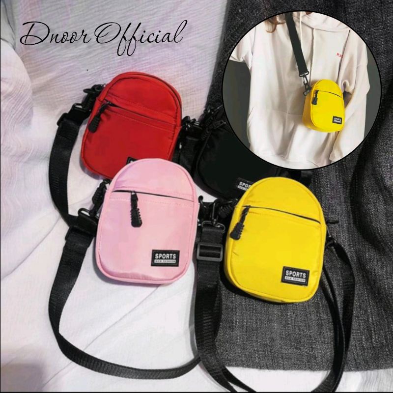 Tas Selempang Wanita Pria Mini Sport Sporty Swag Sling Bag