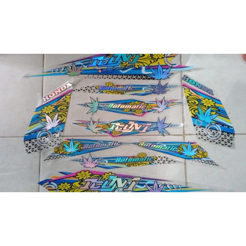 Striping Beat 2020 transparan hologram variasi rast