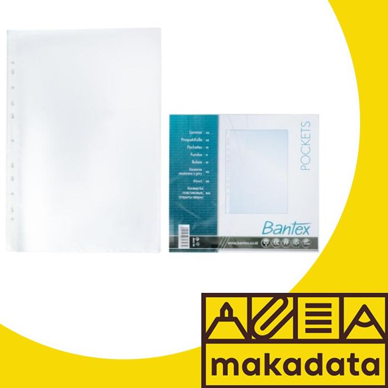 

➱ REFILL POCKET CLEAR HOLDER BANTEX F4 8843 PLASTIK BENING (ISI 20PCS) MURAH ₮