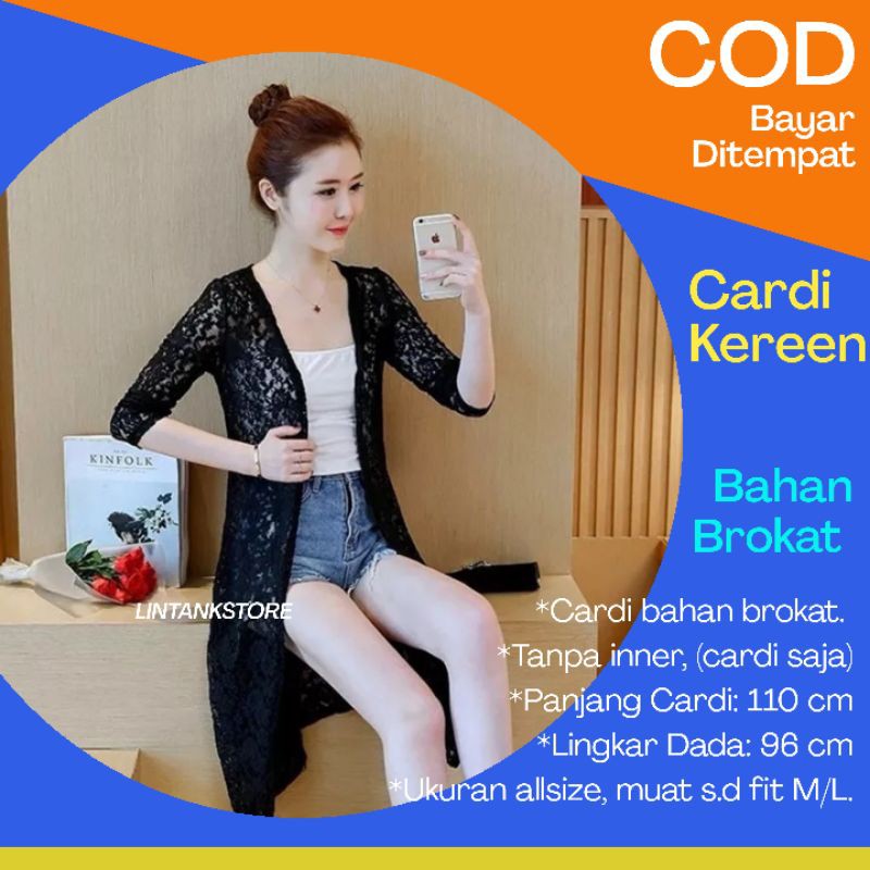 Outer Wanita Kardigan Cardigan Gardigan Auter Outerwear Wanita Panjang Kekinian Import Korea RHEI