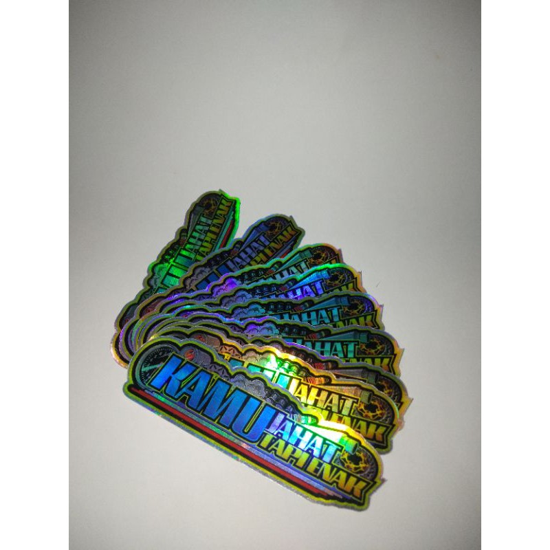

Stiker Hologram ( Kamu Jahat Tapi Enak )
