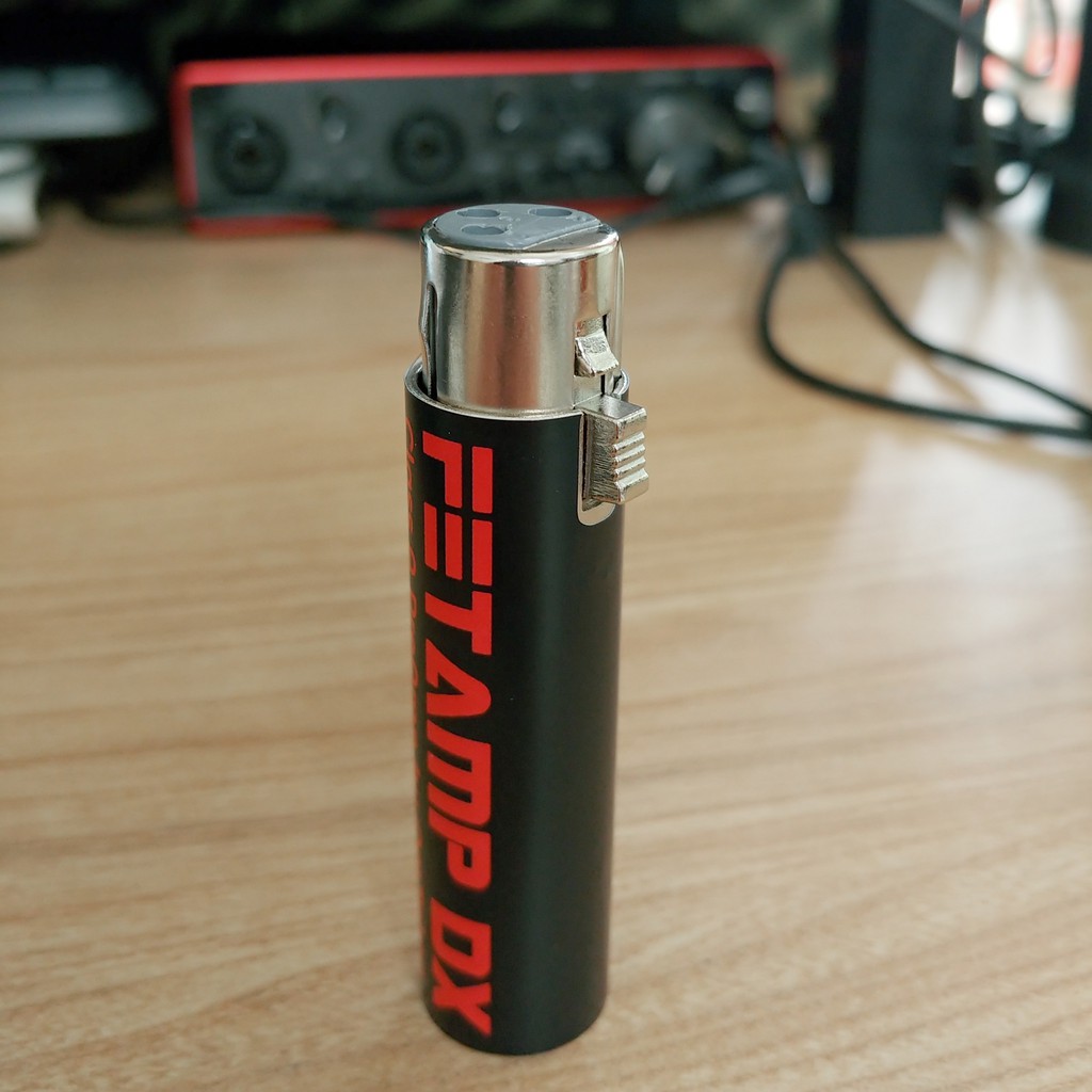 FETAMP DX Black Edition, Clean Signal Gainer for Dynamic Mic