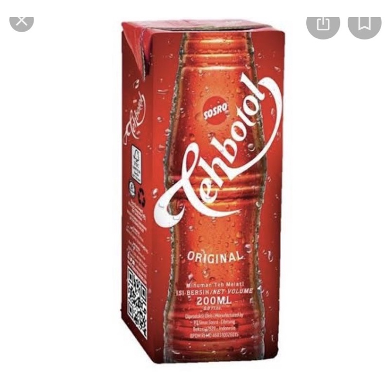 

Teh Sosro Kotak isi 24pcs