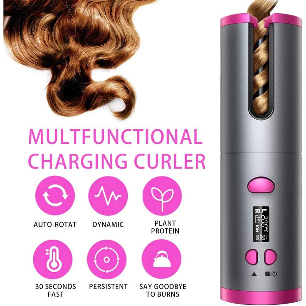 Catok Pengkriting Rambut Wireless Automatic Curler