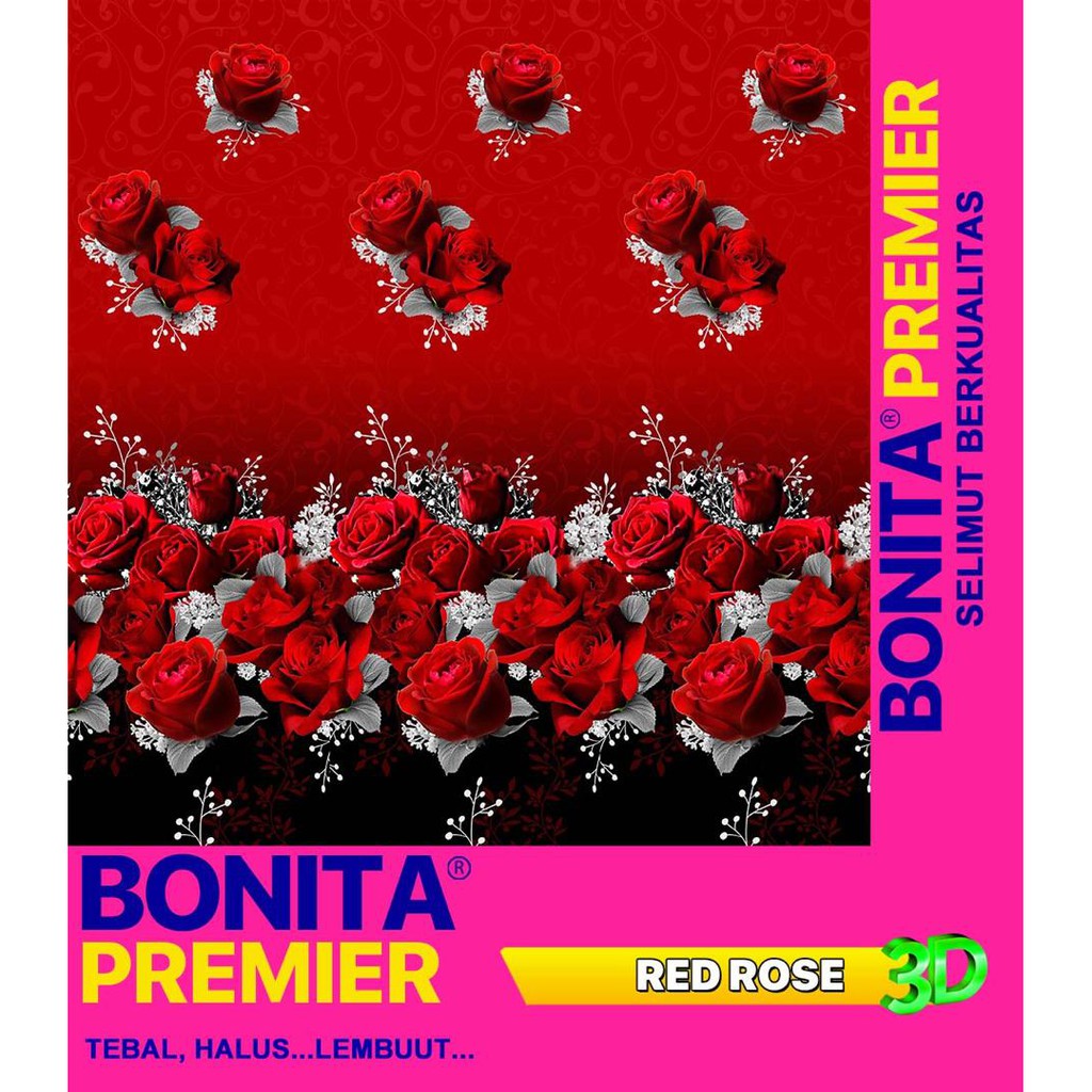 Bonita Selimut Premier Soft Panel Katalog Terbaru 3d 160x200 Shopee Indonesia