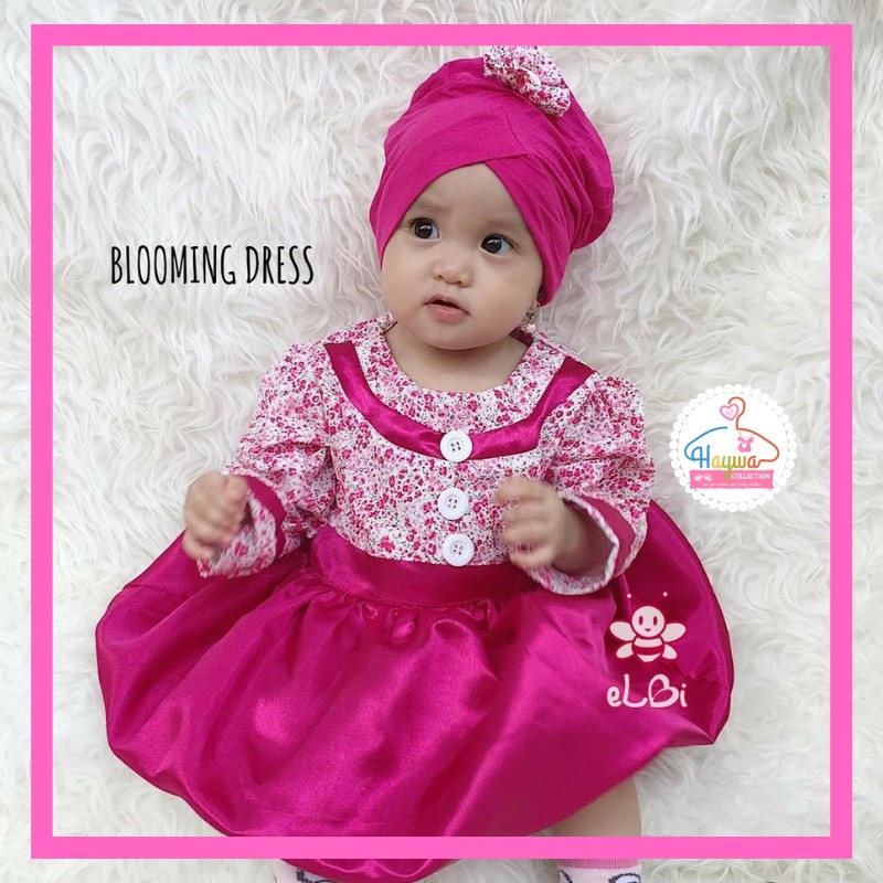  Baju  Muslim  Bayi  Perempuan  Usia 1 Tahun I Gamis Anak I 