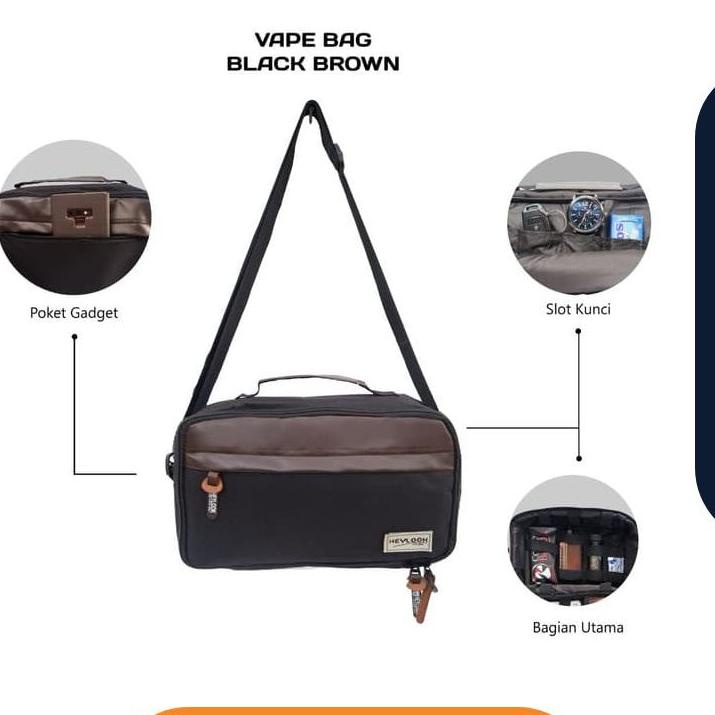 PKC AB161 Tas Vape Vapebag Pria Sling Bag Selempang Waistbag Sport➟♠ (Ready Stock)Best terlaris ➟