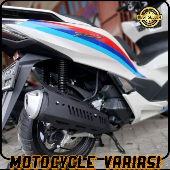 cover tutup knalpot NEW PCX 160 model transformer