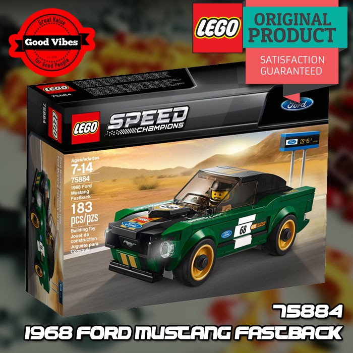 lego speed champions ford mustang fastback