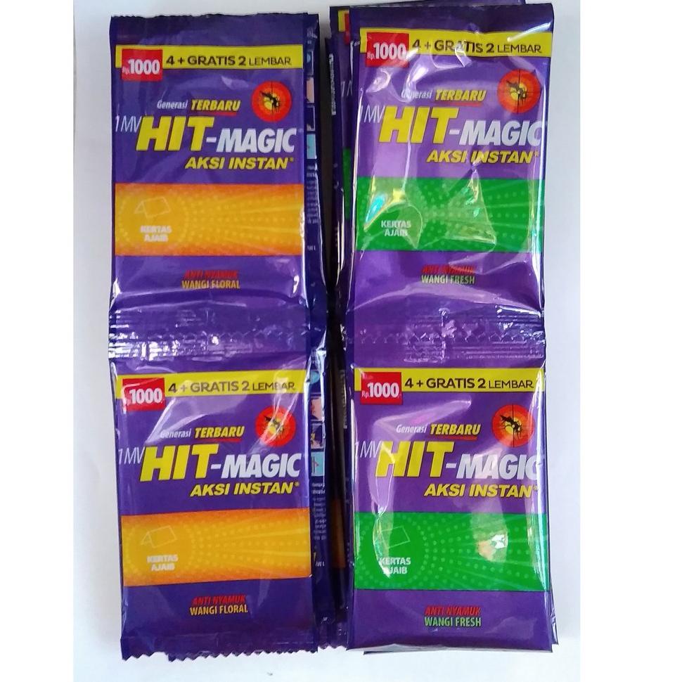 [KODE F096] Hit kertas  magic obat nyamuk bakar kertas 12 sachet