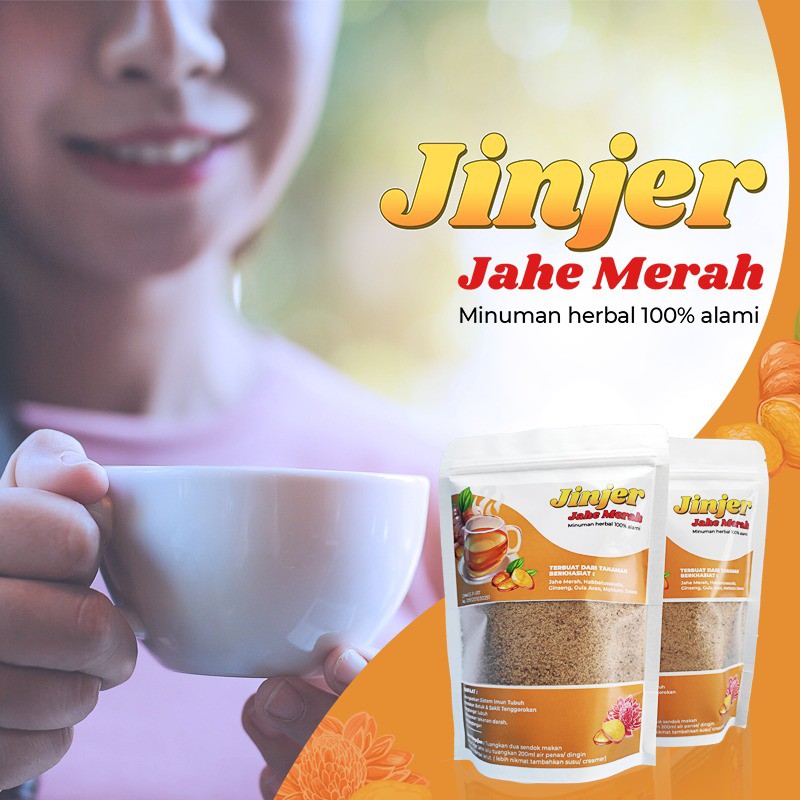 

Jinjer Jahe Merah Serbuk Alami / Herbal