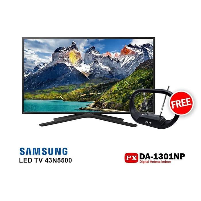 SAMSUNG LED 43 Inch 43N5500 Full HD Smart TV FREE ANTENA PX DA-1301NP Diskon