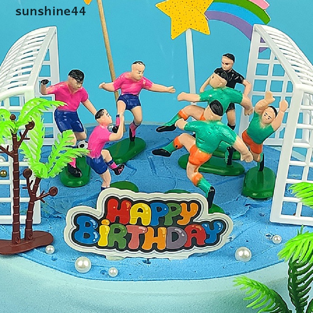 Sunshine Topper Kue Bentuk Gawang Sepak Bola Untuk Ulang Tahun Anak