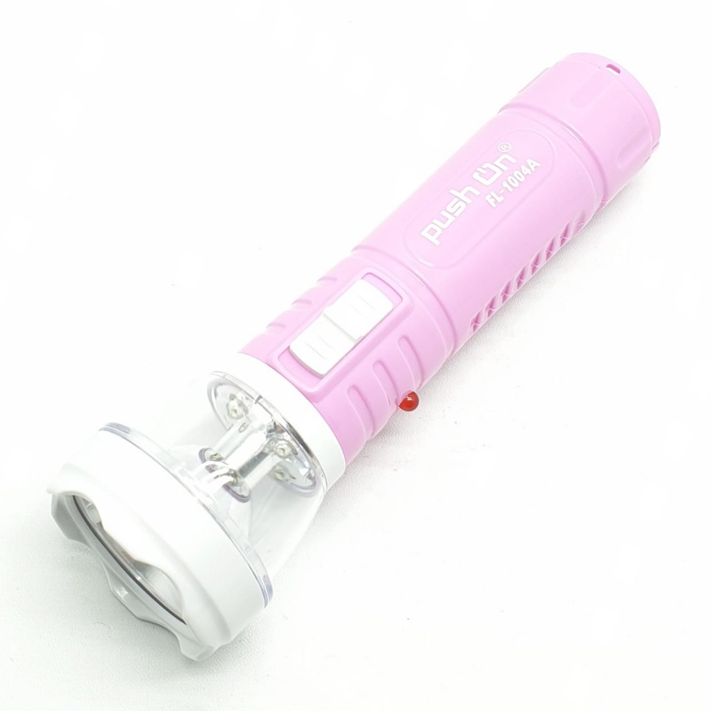 Push On FL-1004A Senter Led (1L + 4L) Rechargeable / Senter Emergency Serbaguna Multi Fungsi