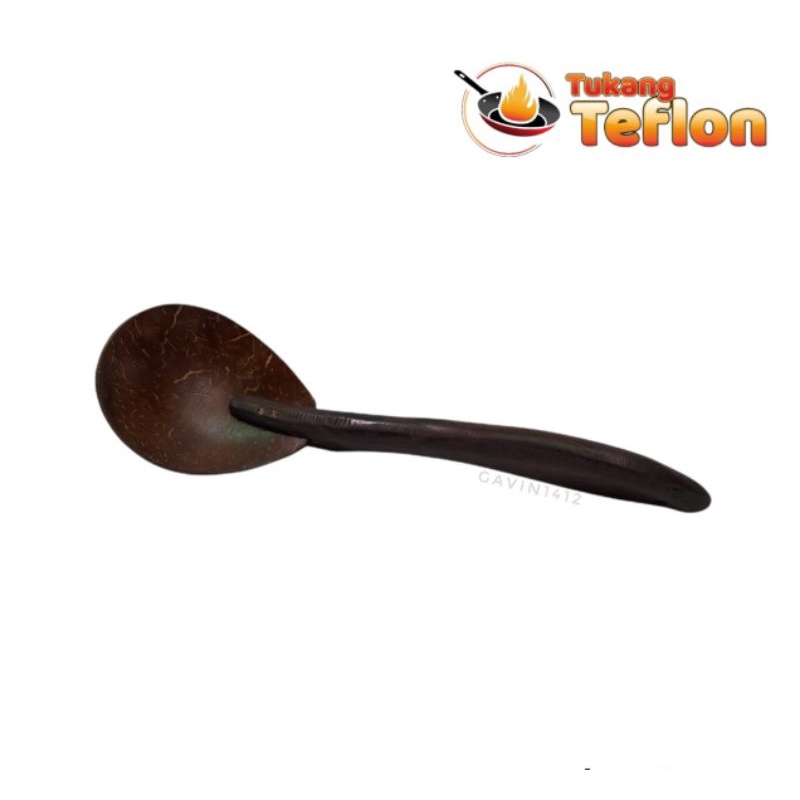irus batok kelapa besar / sendok sayur batok kelapa