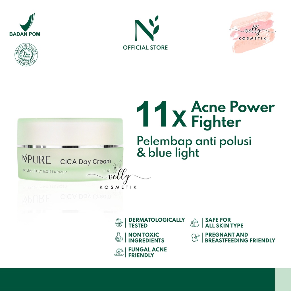 NPURE Day Cream Centella Asiatica 15gr