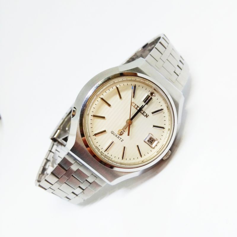 Jam tangan pria original Citizen quartz 8601 863011 Japan domestic market