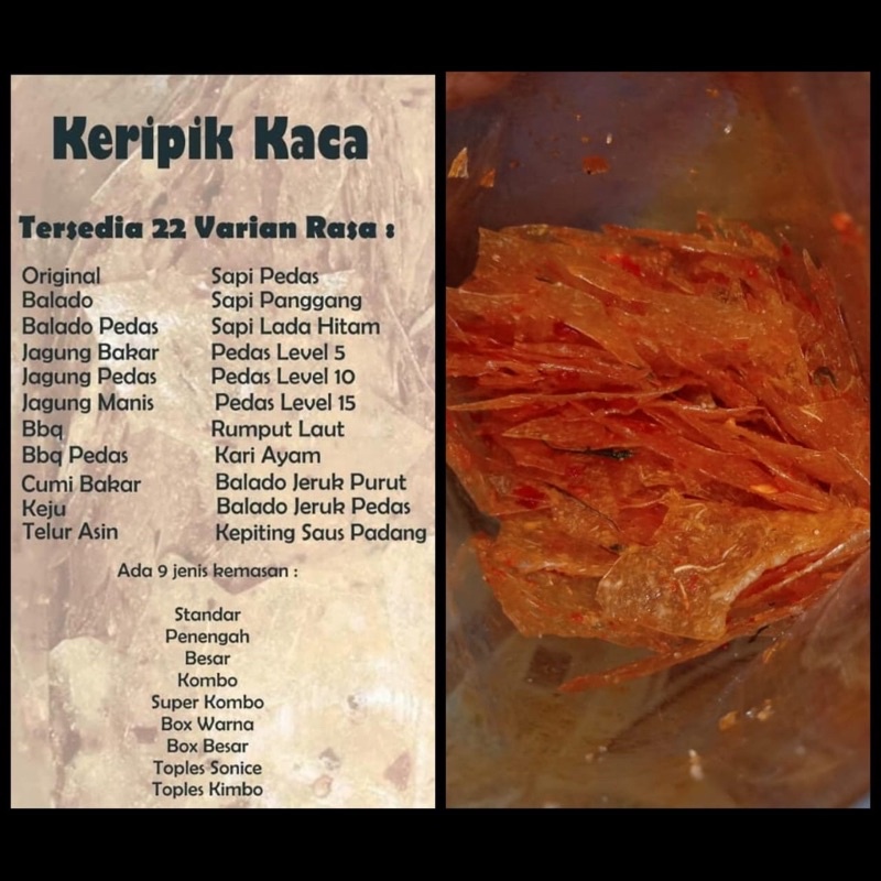 

keripik kaca