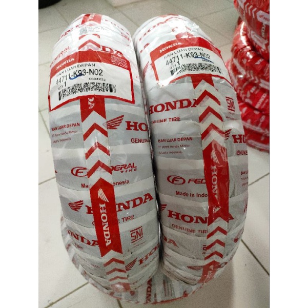 Ban luar honda federal tubeless 100/90-12 K93 N02 ban depan