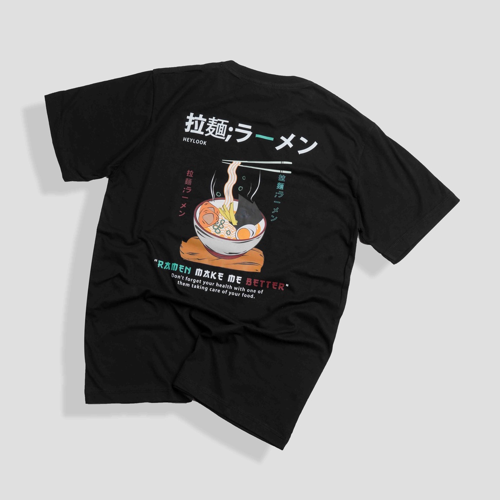 HEYLOOK Project - Ramen | T-Shirt Pria | Kaos Pria