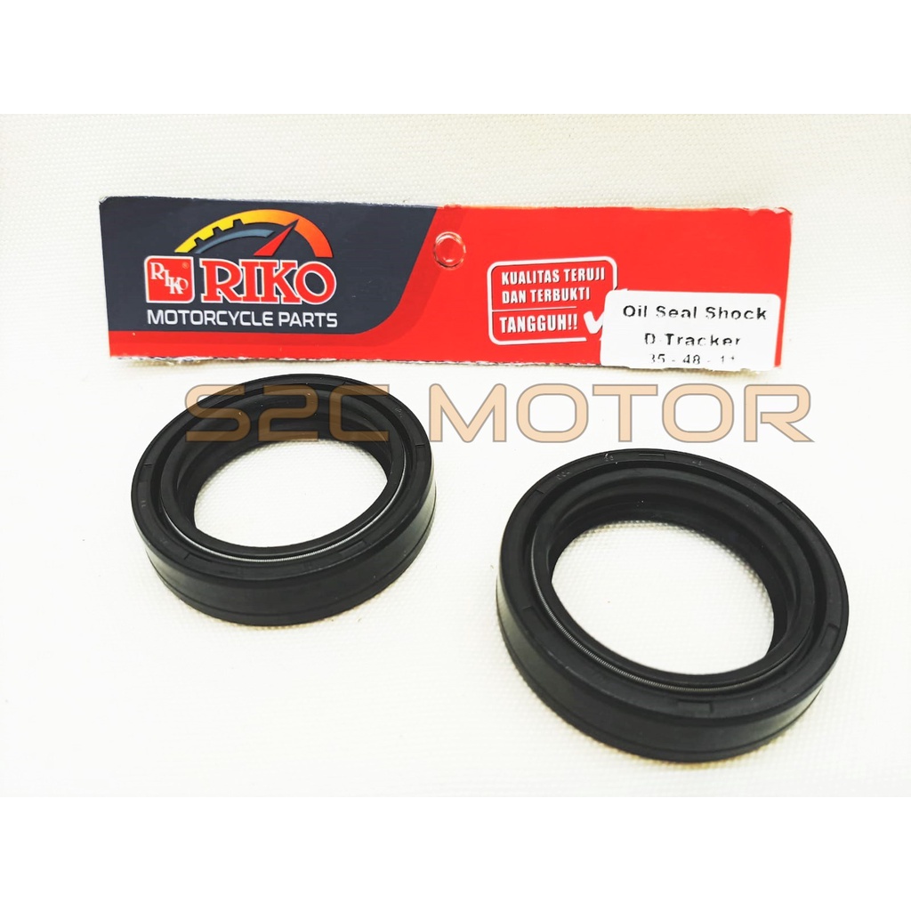 OIL SEAL SHOCK DEPAN KLX DT DTRACKER KLX 150 BF 2PCS RIKO