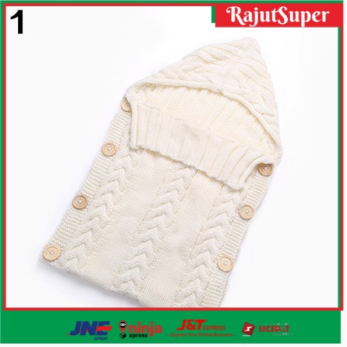 Nursery Baby Swaddling Soft Blanket Newborn Infant Knit Winter Swaddle Towel