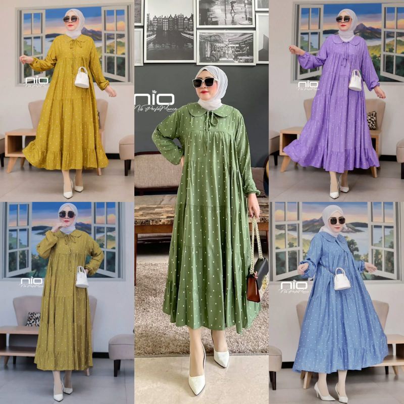 NEW LONG TUNIK POLKA BY NIO PERFORMANCE