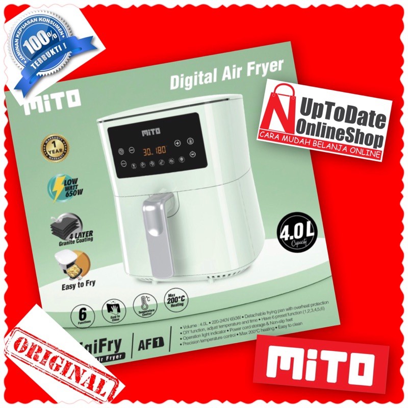 AIR FRYER DIGITAL MITO AF1 SUPER LOW WATT