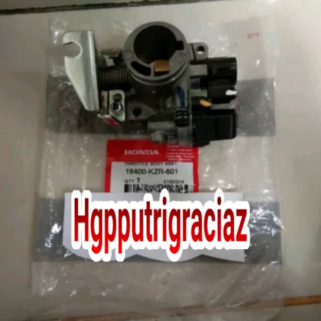 Throttle Body Assy - karburator injeksi Vario 125 old lama 2012 - 2014 16400-KZR-601 Ori Ahm