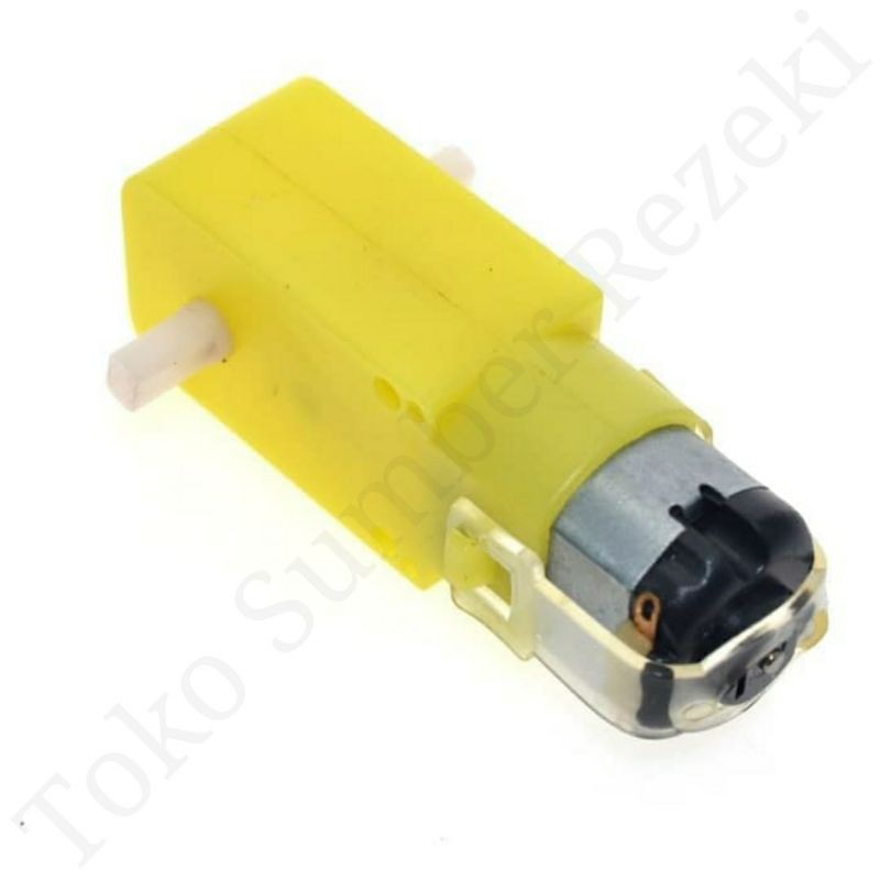 Dinamo Motor DC 12V Gearbox Arduino Car kit Kuning Original Asli Roda Robot Yellow Mesin Tamiya