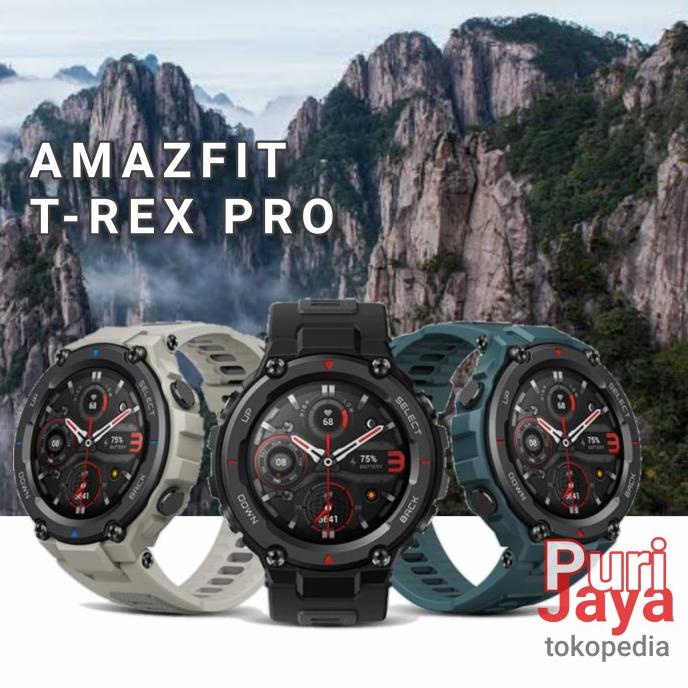 AMAZFIT T-REX PRO GPS NFC trex T Rex Jam Tangan Outdoor Smartwatch