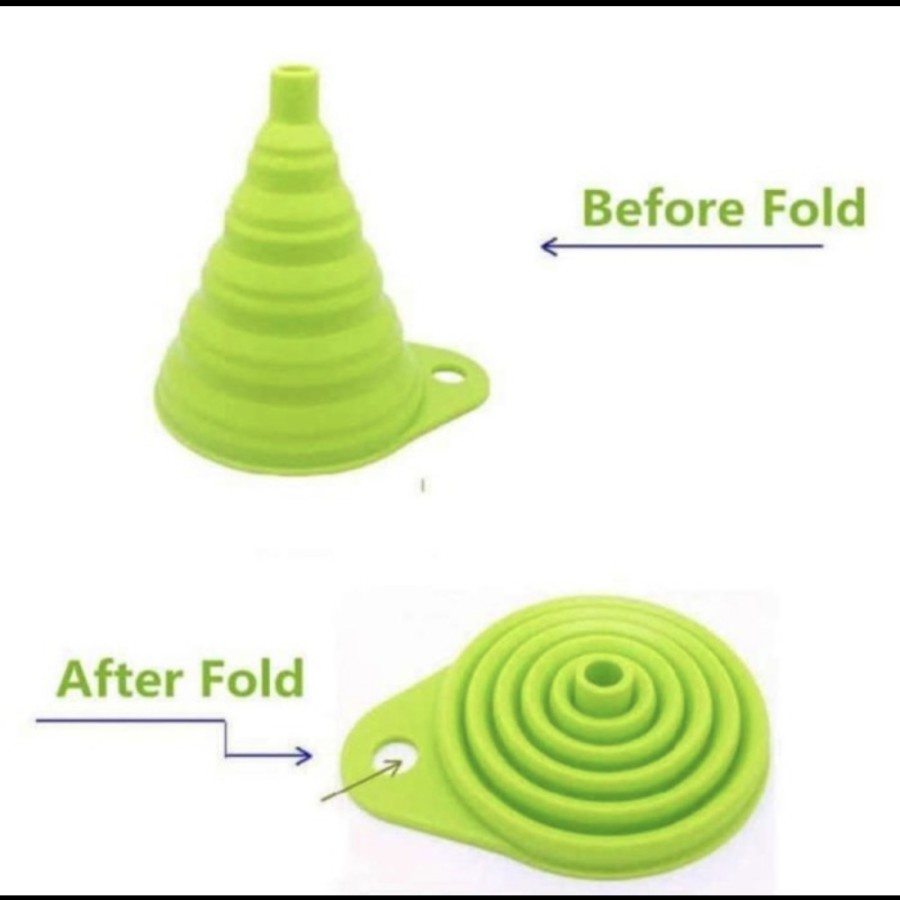 Corong Lipat Silicone Refill Sabun Minyak / Corong SIlikon Serbaguna
